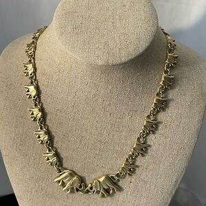 Elegant Gold Elephant Necklace